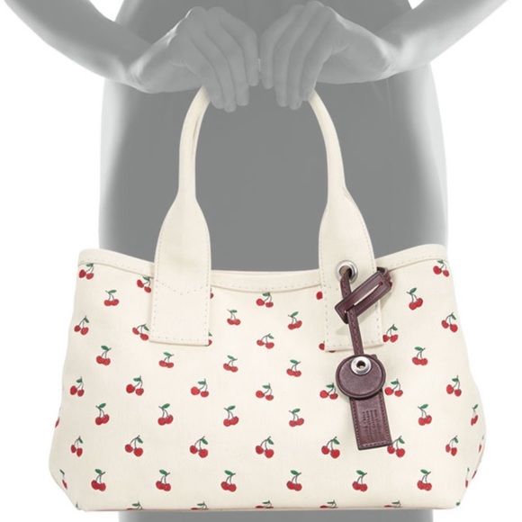 Gently used Marc Jacobs canvas cherry tote